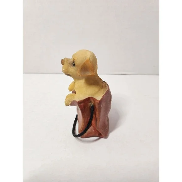 3 Resin Dogs Figures Puppies In A Bag Lab,‎ Husky, Westie Collection - Picture 8 of 15